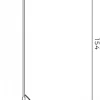 Lampa Podłogowa ARDEN Biały Abażur 1xE27 154cm