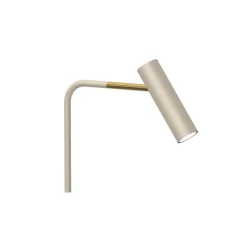 Lampa Podłogowa AXION Beżowy Złoty 1xGU10 159cm
