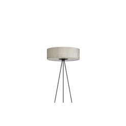 Lampa Podłogowa CADILAC Czarny Szary Abażur 1xE27 154cm