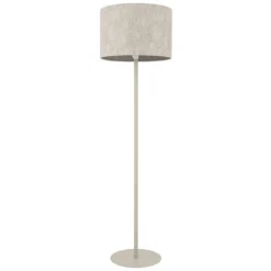 Lampa podłogowa CEDRO beżowa 1xE27