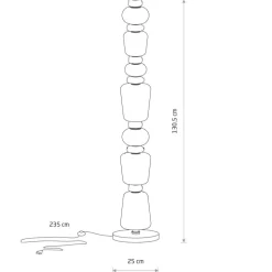Lampa podłogowa CERAMIC LED 34W 3000K