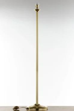 Lampa podłogowa CLASSIC misiądz satynowany 1xE27
