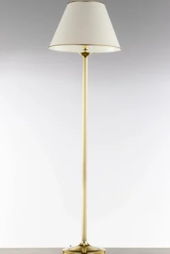 Lampa podłogowa CLASSIC misiądz satynowany 1xE27