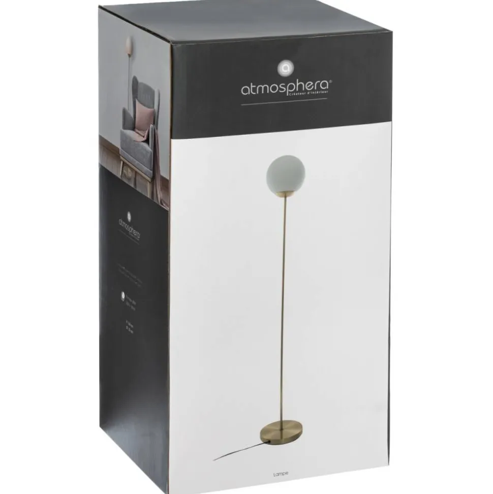 Lampa podłogowa Dris złota 135 cm