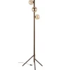 Lampa podłogowa ESTERA WOOD orzech 3xG9