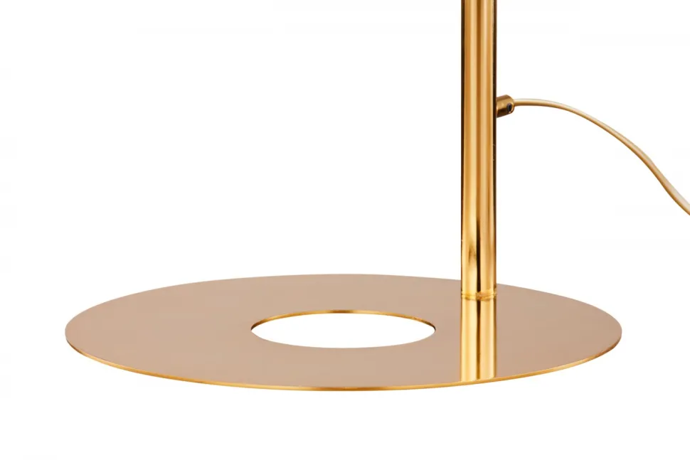 Lampa Podłogowa FEME Złoty Biały Szklane Klosze 3xG9 151 cm