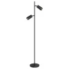 Lampa Podłogowa FLOWER Czarny Złoty 2xGU10 150cm