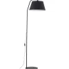 Lampa podłogowa FORMO czarna 1xE27
