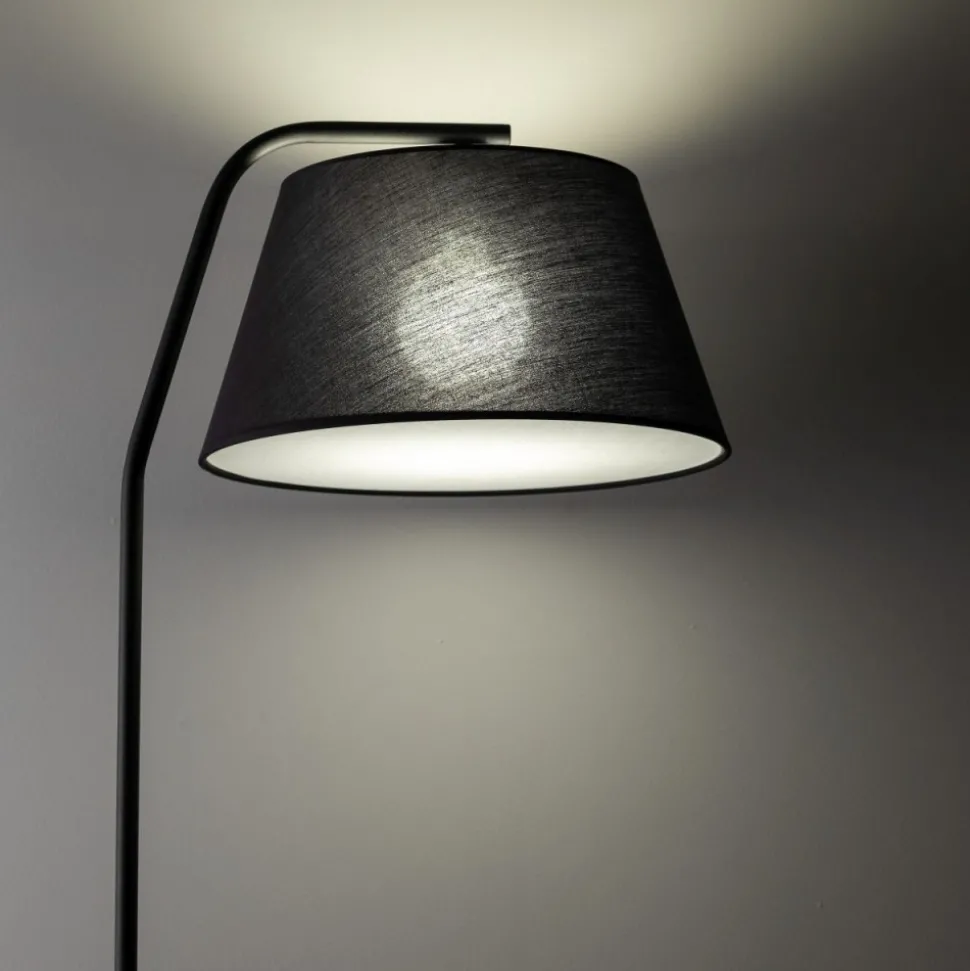 Lampa podłogowa FORMO czarna 1xE27
