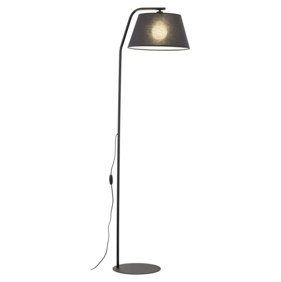 Lampa podłogowa FORMO czarna 1xE27