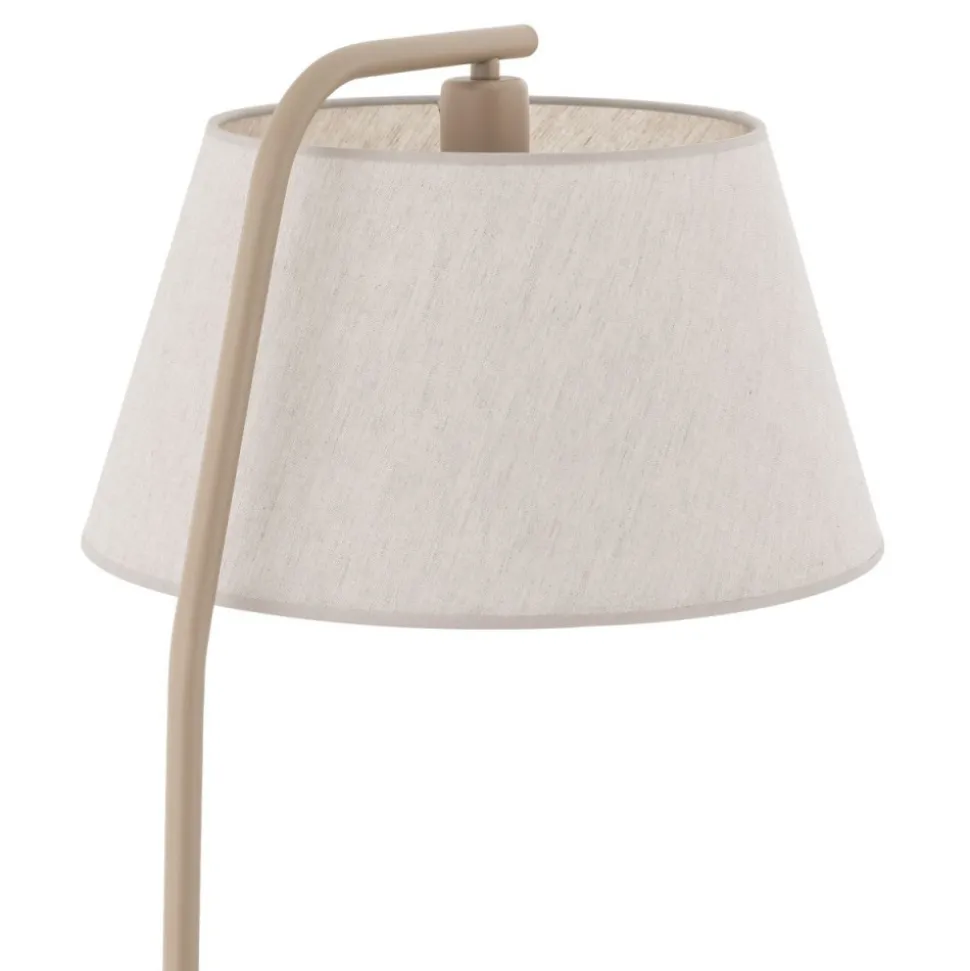 Lampa podłogowa FORMO sabia beżowa abażur len 1xE27
