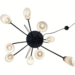 Lampa podłogowa GLORIOSA czarny mat 9xG9