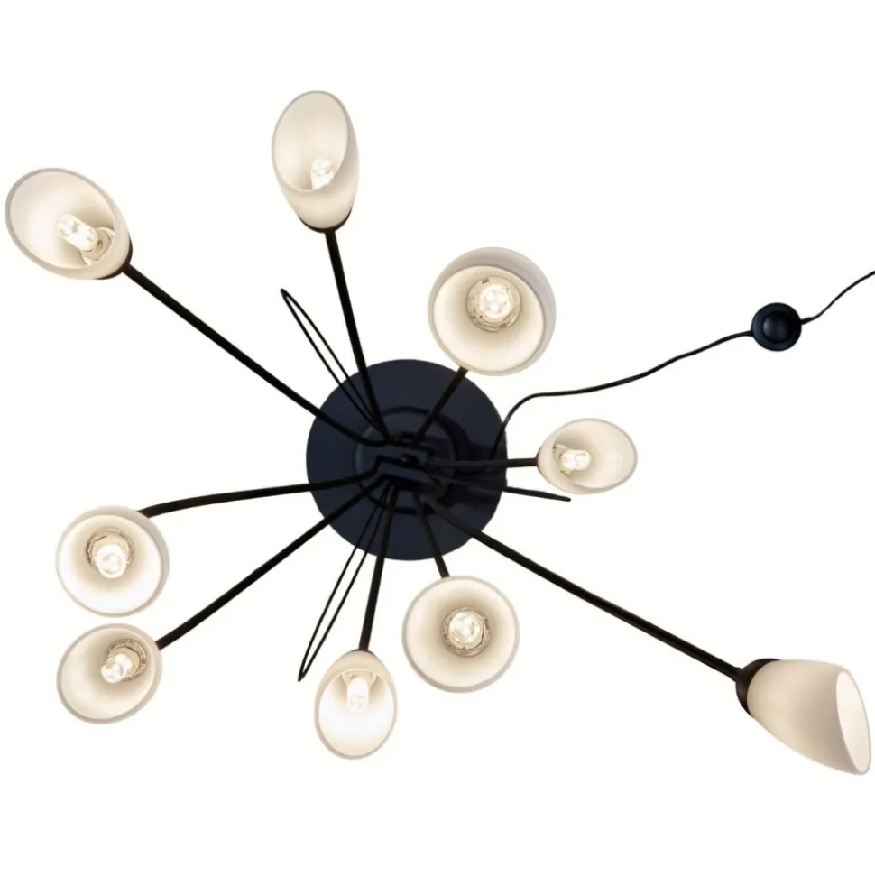Lampa podłogowa GLORIOSA czarny mat 9xG9