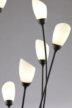 Lampa podłogowa GLORIOSA czarny mat 9xG9