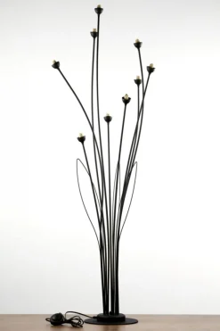 Lampa podłogowa GLORIOSA czarny mat 9xG9