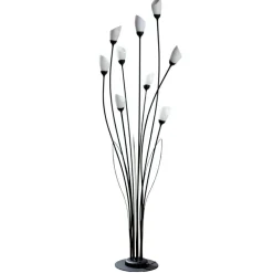 Lampa podłogowa GLORIOSA czarny mat 9xG9