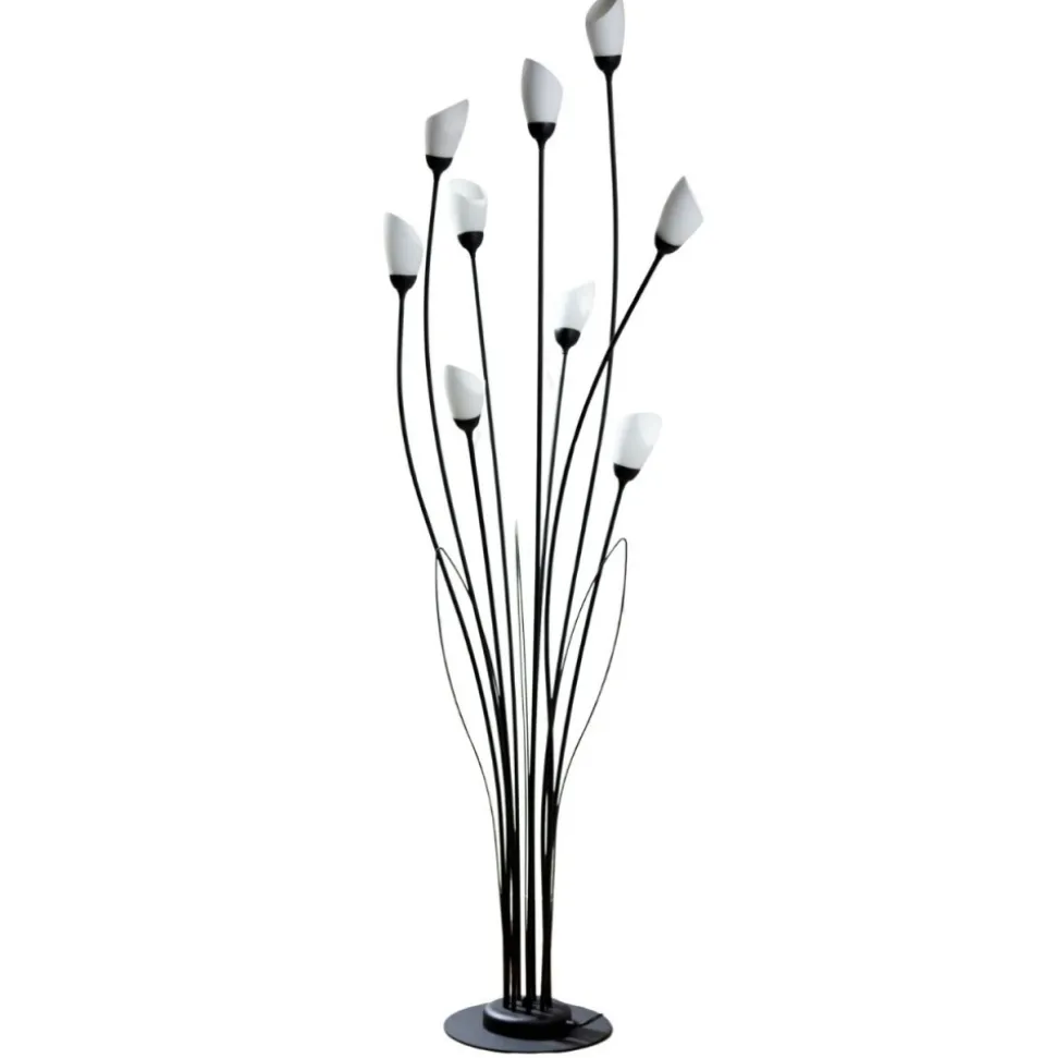Lampa podłogowa GLORIOSA czarny mat 9xG9