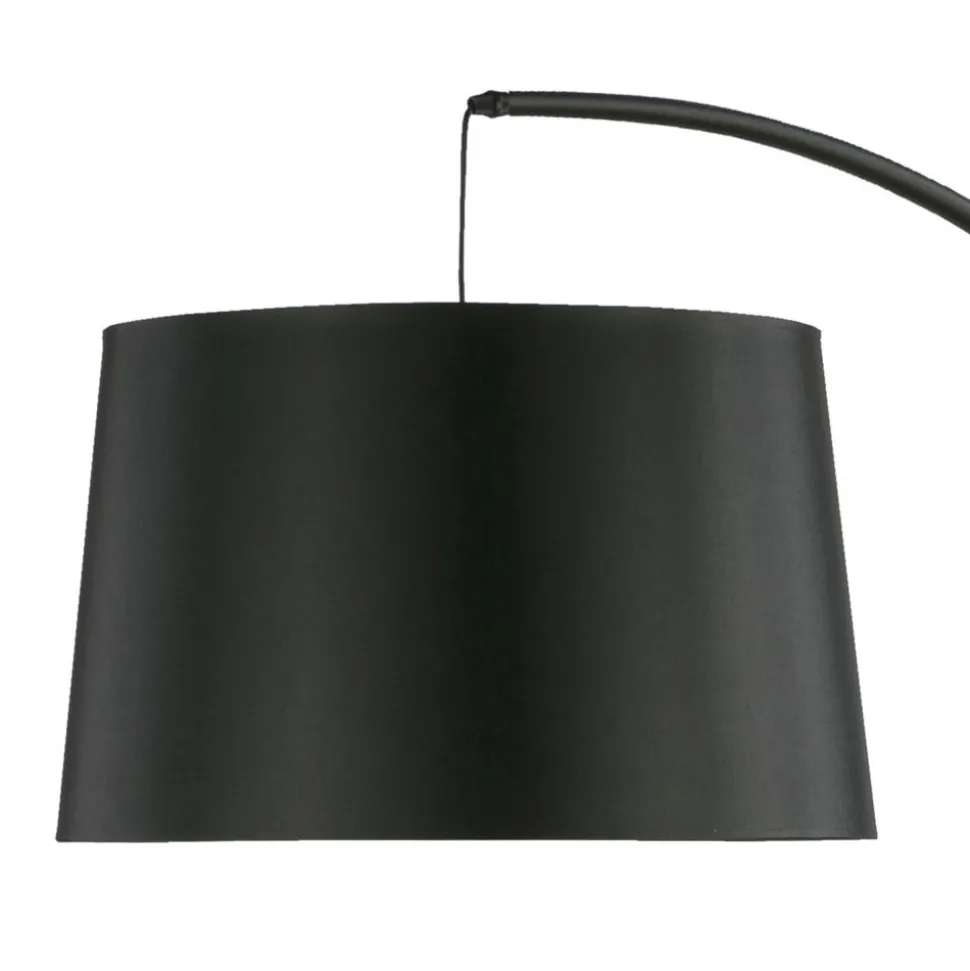 Lampa Podłogowa HANG Czarny Abażur 1xE27 200cm