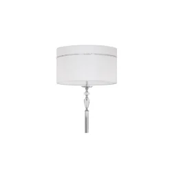 Lampa Podłogowa HILTON Srebrny Szary Abażur 3xE27 168 cm