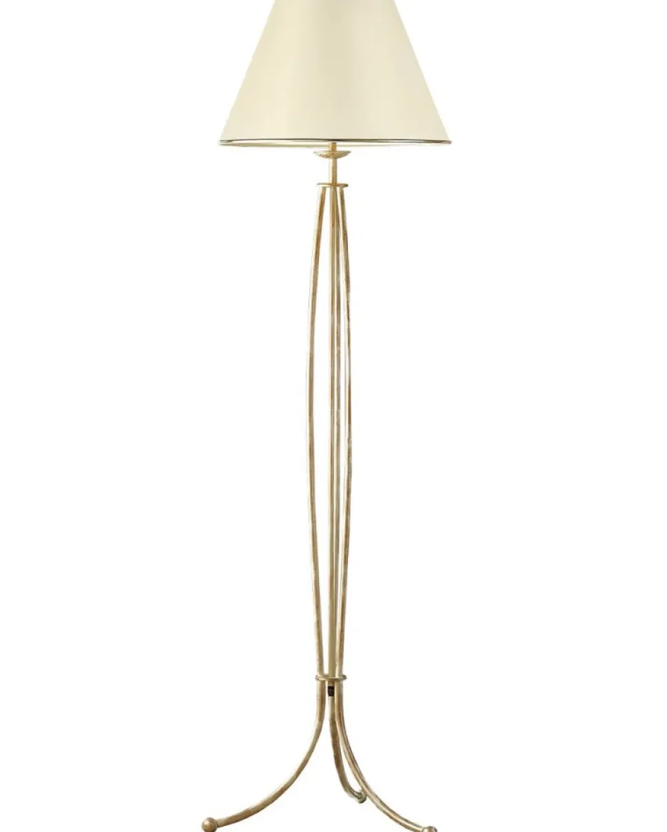 Lampa Podłogowa LAURA Patyna Beżowy Abażur 1xE27 163 cm