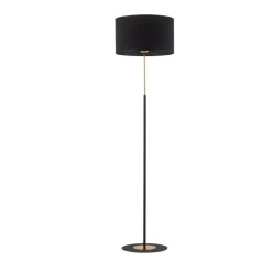 Lampa podłogowa LORD czarna złota 1xE27