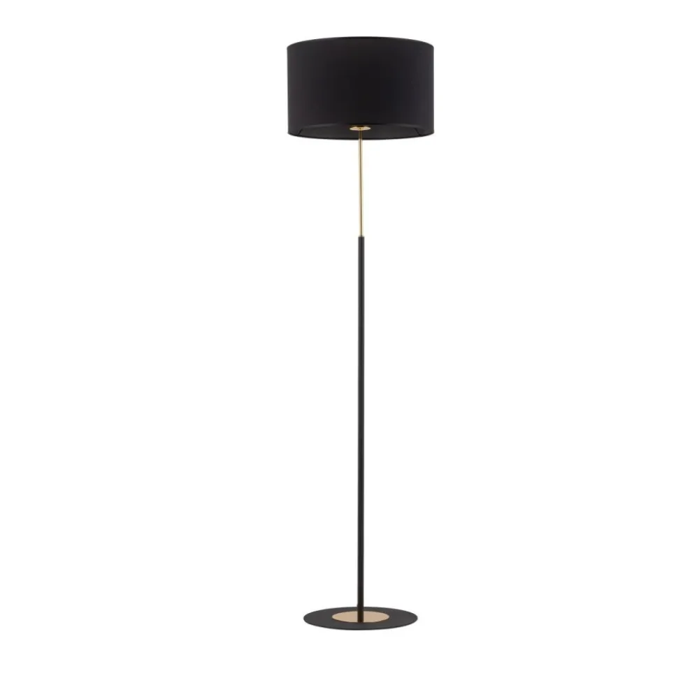 Lampa podłogowa LORD czarna złota 1xE27