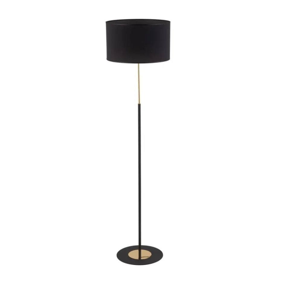 Lampa podłogowa LORD czarna złota 1xE27