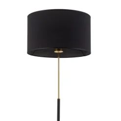 Lampa podłogowa LORD czarna złota 1xE27
