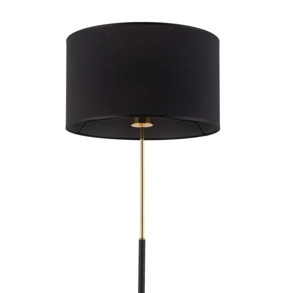 Lampa podłogowa LORD czarna złota 1xE27