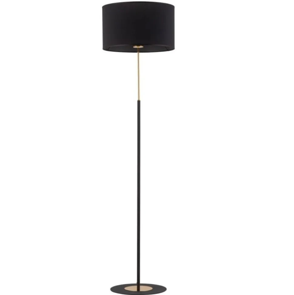 Lampa podłogowa LORD czarna złota 1xE27