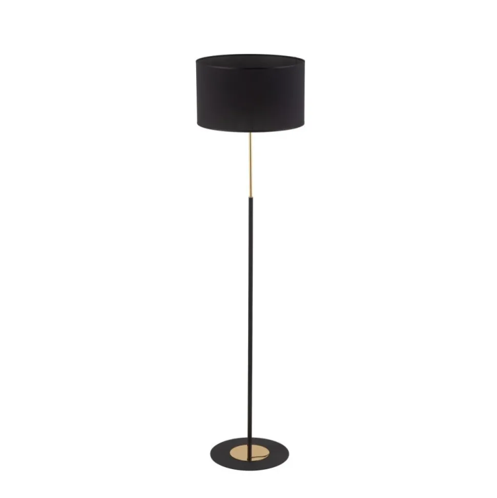 Lampa podłogowa LORD czarna złota 1xE27