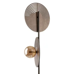 Lampa podłogowa LUNAR WOOD dąb 2xG9