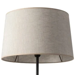 Lampa Podłogowa MAJA Czarny Beżowy Abażur 1xE27 148cm