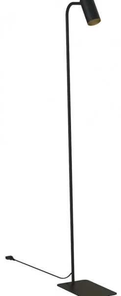 Lampa Podłogowa MONO Czarny Złoty 1xGU10 130cm