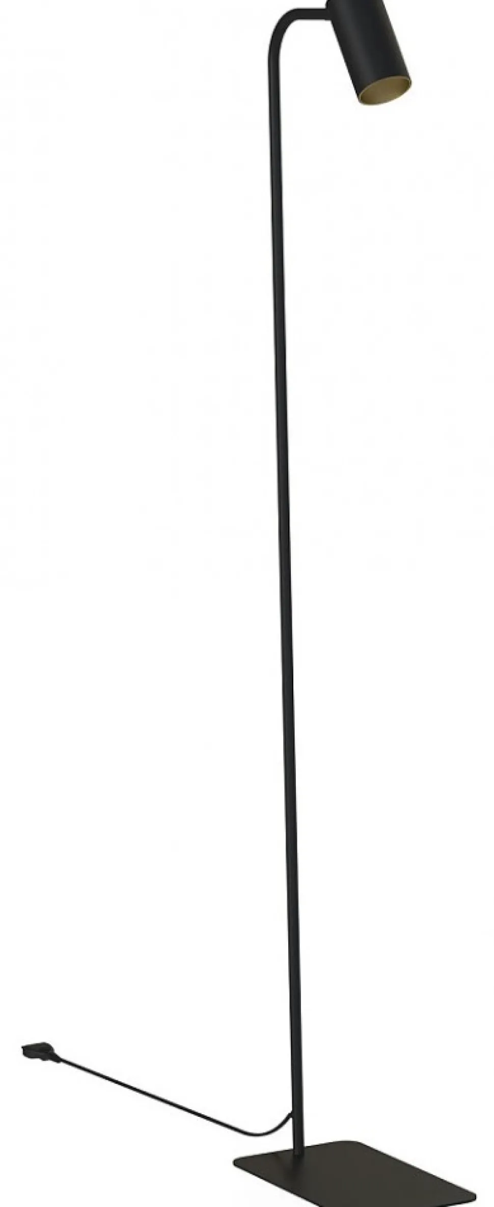 Lampa Podłogowa MONO Czarny Złoty 1xGU10 130cm