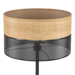 Lampa Podłogowa NICOL Czarny Boho Abażur 1xE27 159cm