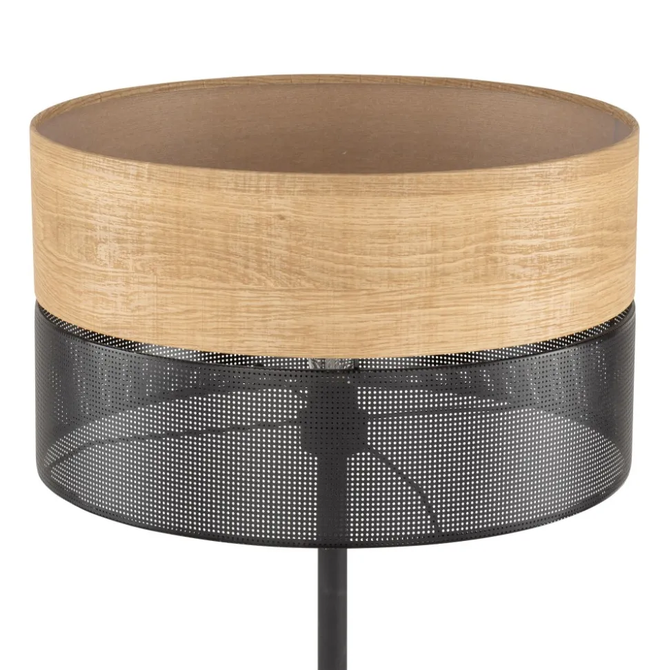 Lampa Podłogowa NICOL Czarny Boho Abażur 1xE27 159cm