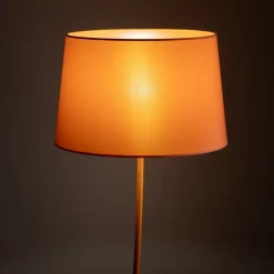 Lampa Podłogowa NICOLA Pomarańczowy Abażur 1xE27 150cm