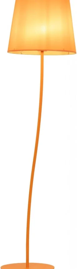 Lampa Podłogowa NICOLA Pomarańczowy Abażur 1xE27 150cm