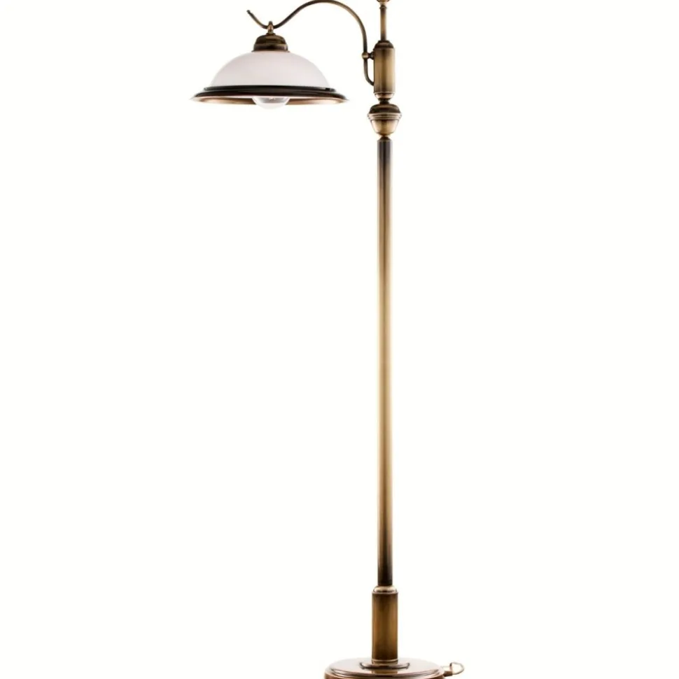 Lampa podłogowa OPAL mosiądz patynowany 155 cm 1xE27