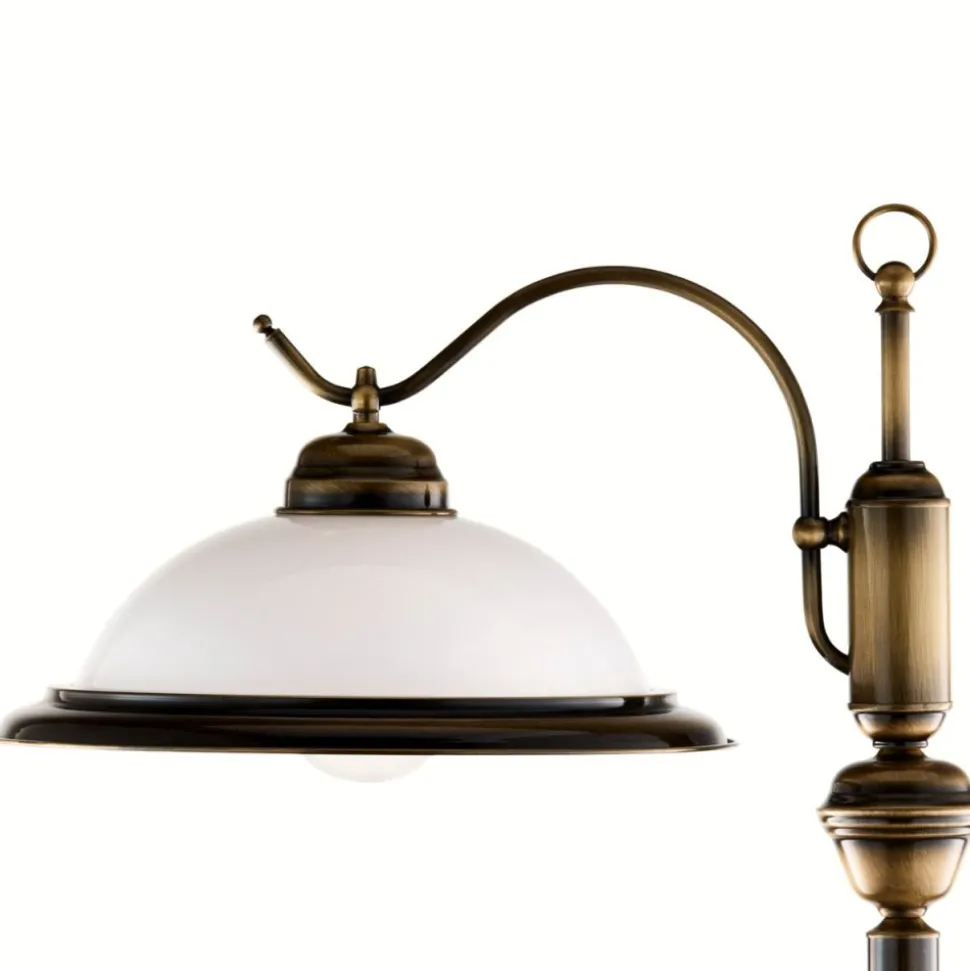 Lampa podłogowa OPAL mosiądz patynowany 155 cm 1xE27