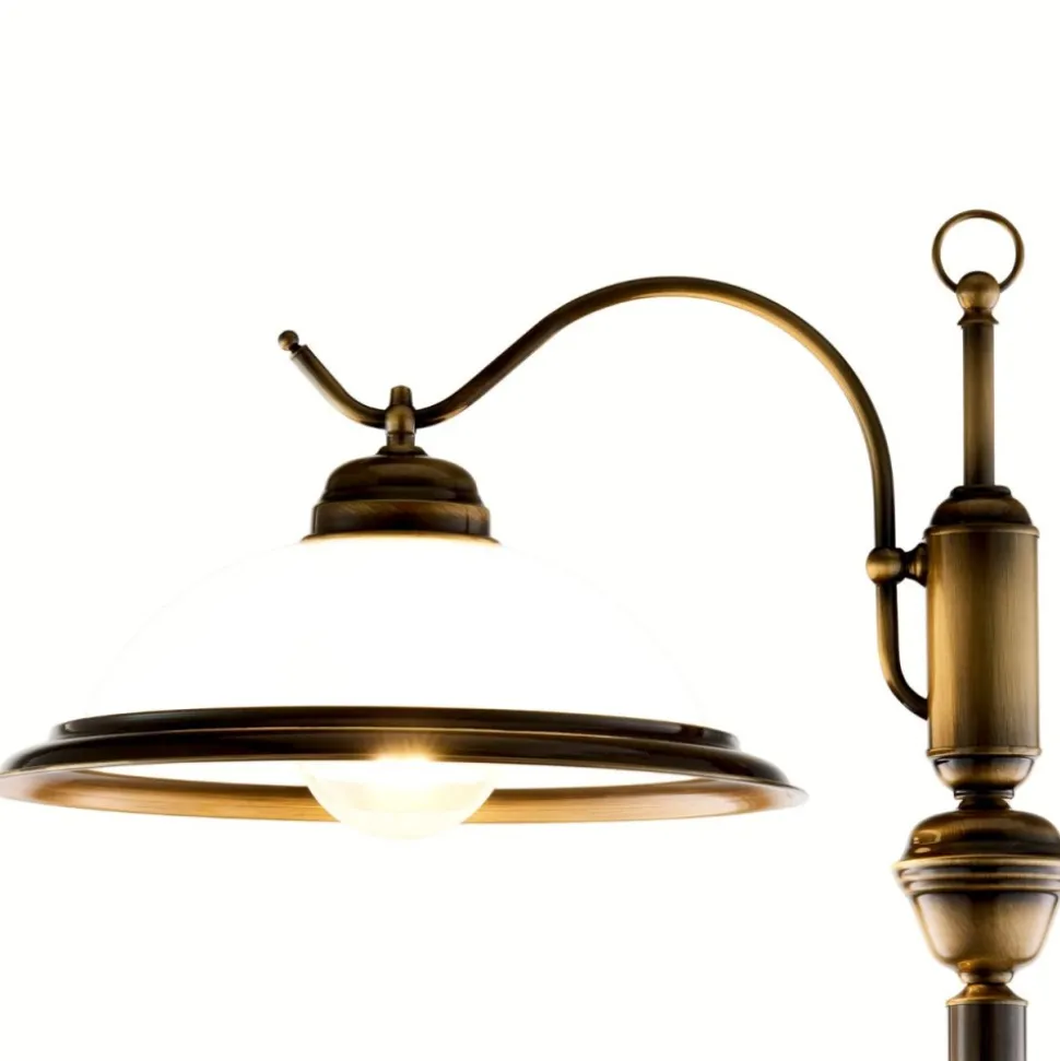 Lampa podłogowa OPAL mosiądz patynowany 155 cm 1xE27