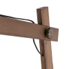 Lampa Podłogowa OSLO Brązowy Metalowy Klosz 1xE27 180cm