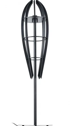 Lampa podłogowa Plywood 120 cm czarna