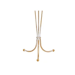 Lampa Podłogowa SOFIA Złoty Beżowy Abażur 1xE27 158 cm