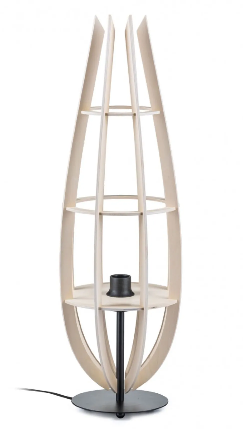 Lampa podłogowa stojąca BOHO PLYWOOD