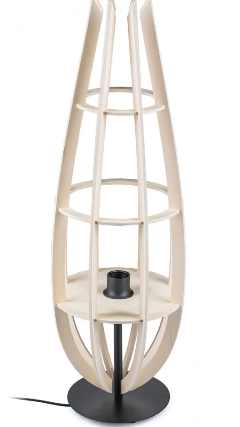 Lampa podłogowa stojąca BOHO PLYWOOD