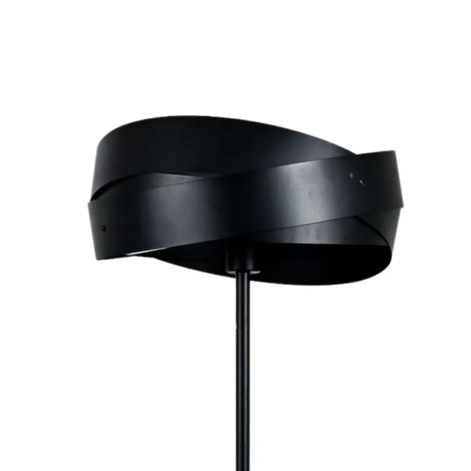 Lampa podłogowa TERRA czarna 1xE27