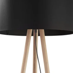 Lampa Podłogowa TOKYO Brązowy Czarny Abażur 1xE27 148cm