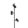Lampa podłogowa TOP czarna 3xGU10